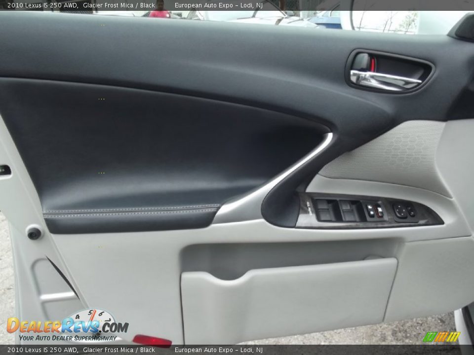 2010 Lexus IS 250 AWD Glacier Frost Mica / Black Photo #9