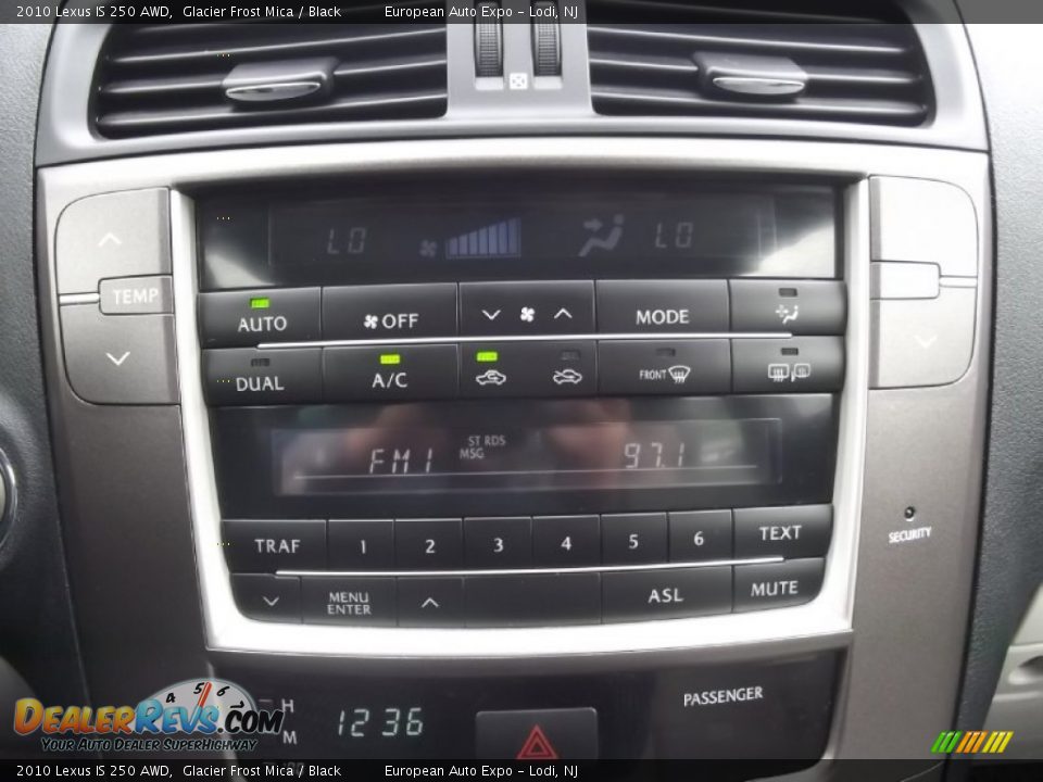 2010 Lexus IS 250 AWD Glacier Frost Mica / Black Photo #25