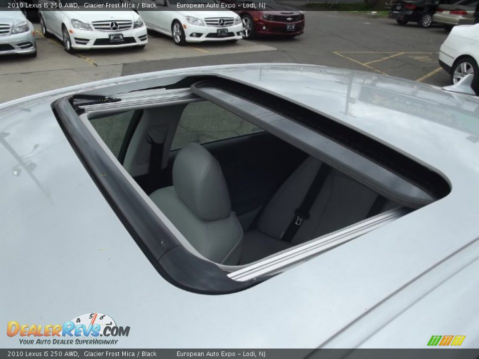 2010 Lexus IS 250 AWD Glacier Frost Mica / Black Photo #30