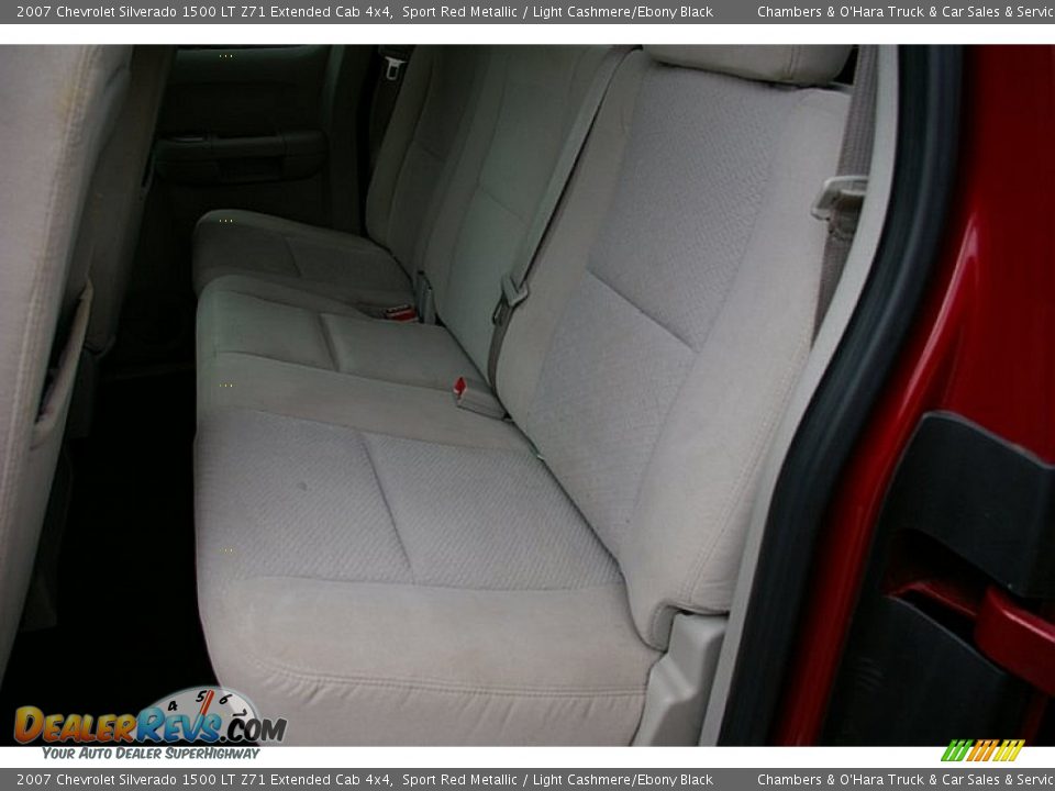 2007 Chevrolet Silverado 1500 LT Z71 Extended Cab 4x4 Sport Red Metallic / Light Cashmere/Ebony Black Photo #3