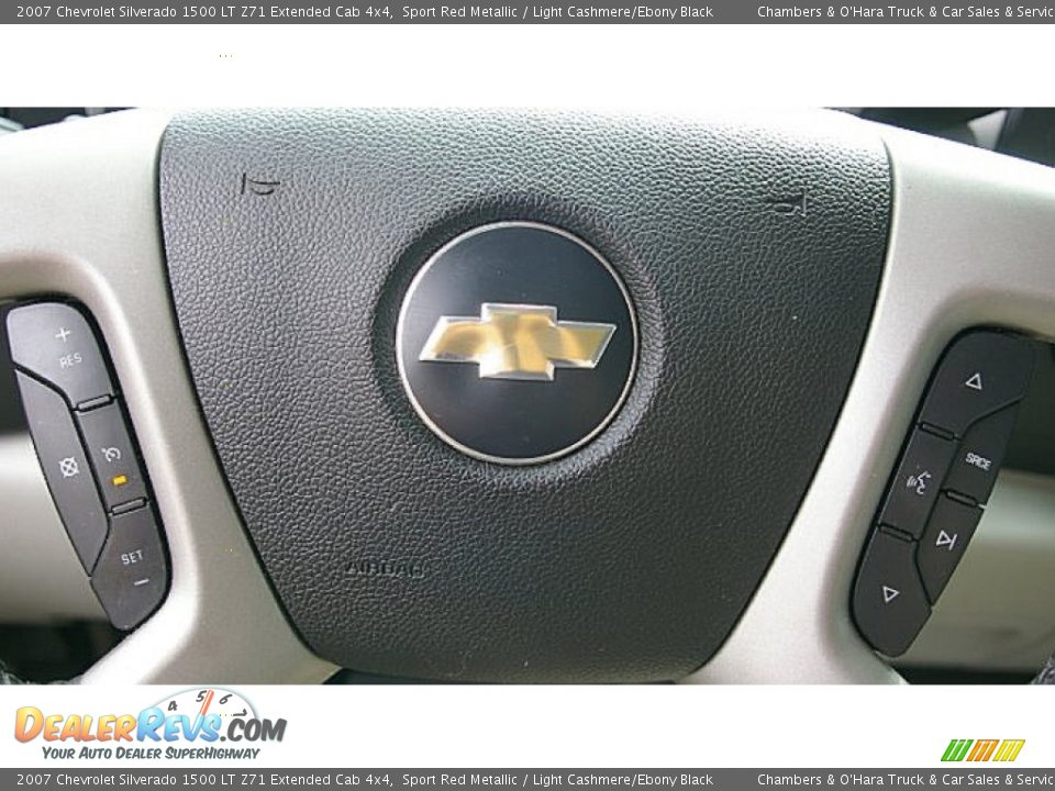 2007 Chevrolet Silverado 1500 LT Z71 Extended Cab 4x4 Sport Red Metallic / Light Cashmere/Ebony Black Photo #5