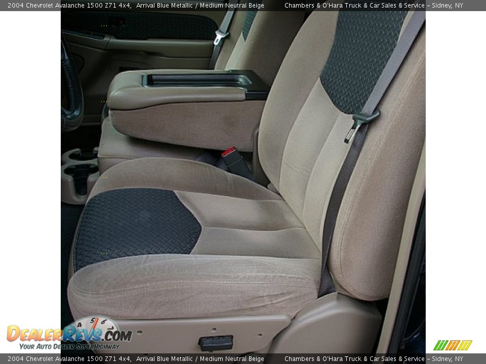 2004 Chevrolet Avalanche 1500 Z71 4x4 Arrival Blue Metallic / Medium Neutral Beige Photo #2