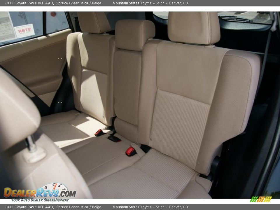2013 Toyota RAV4 XLE AWD Spruce Green Mica / Beige Photo #7