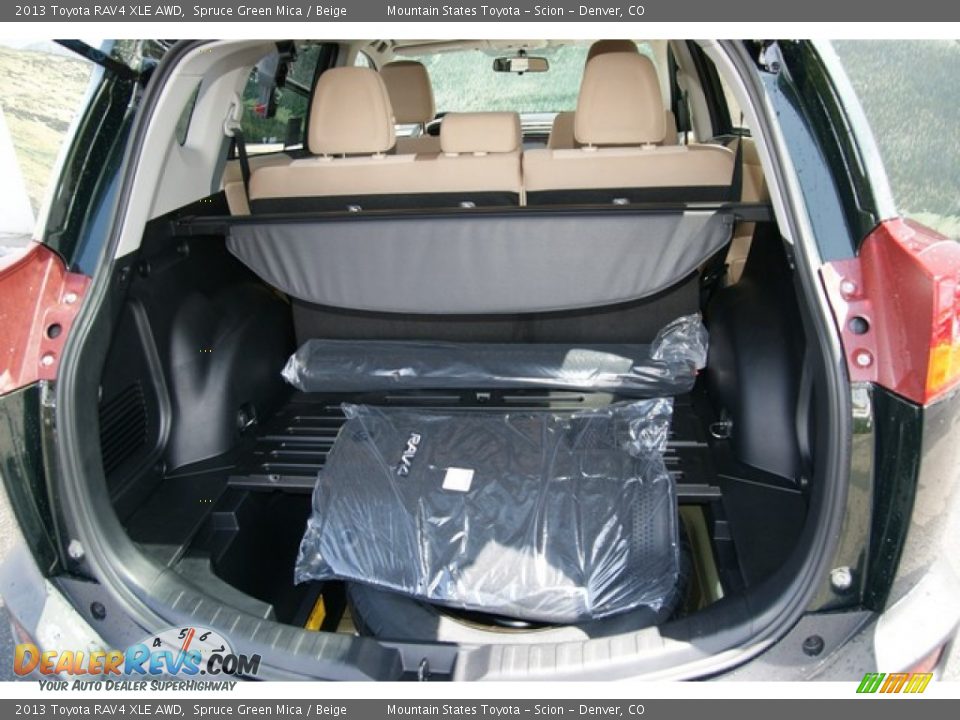 2013 Toyota RAV4 XLE AWD Spruce Green Mica / Beige Photo #8