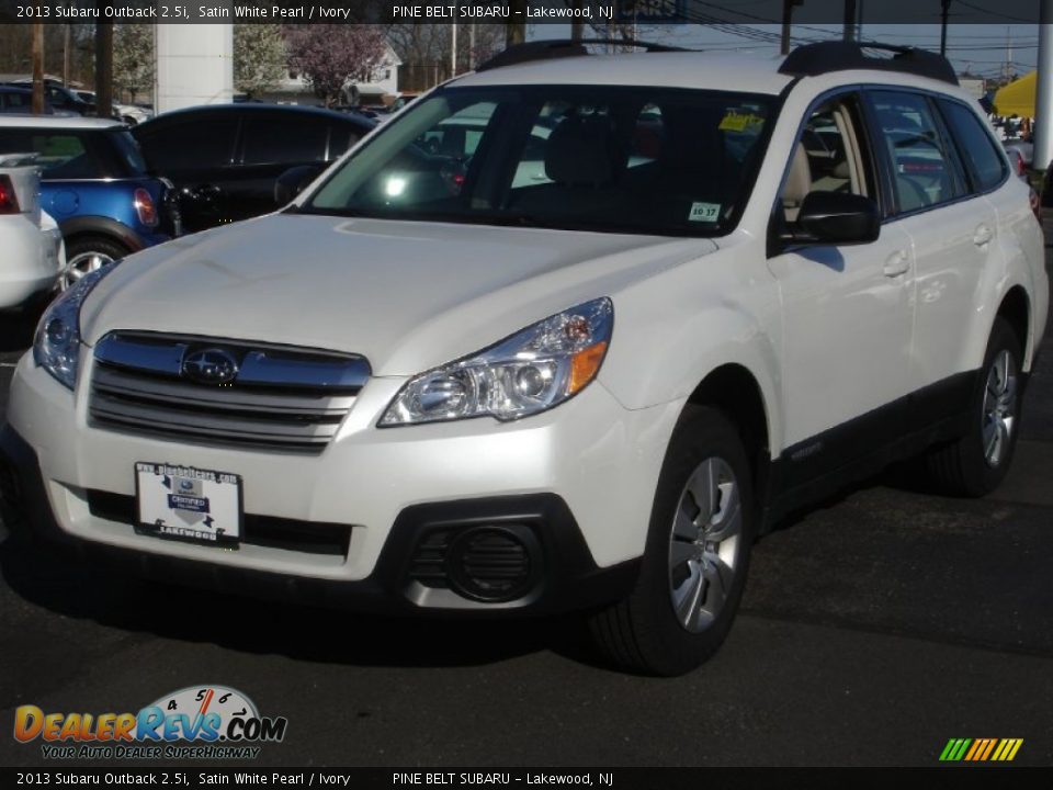 2013 Subaru Outback 2.5i Satin White Pearl / Ivory Photo #1