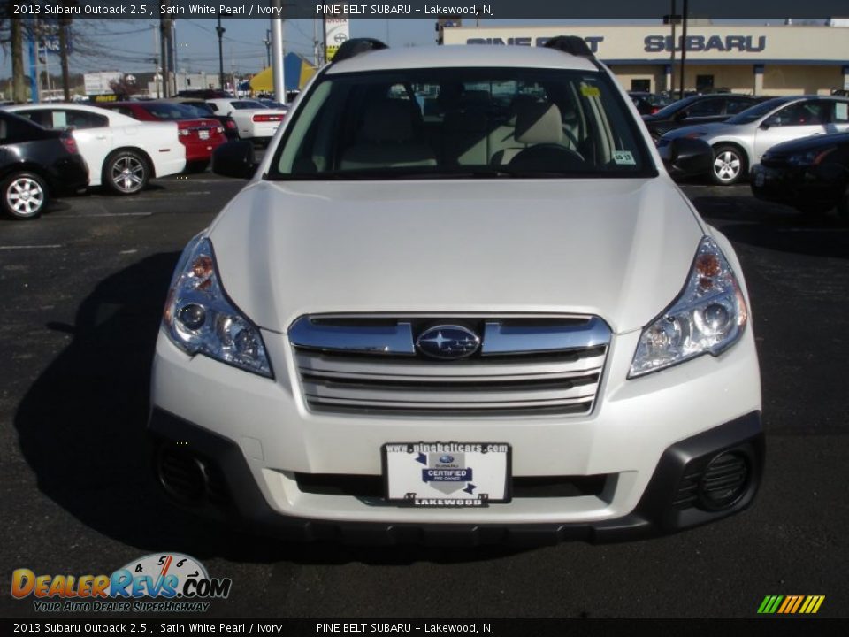 2013 Subaru Outback 2.5i Satin White Pearl / Ivory Photo #2