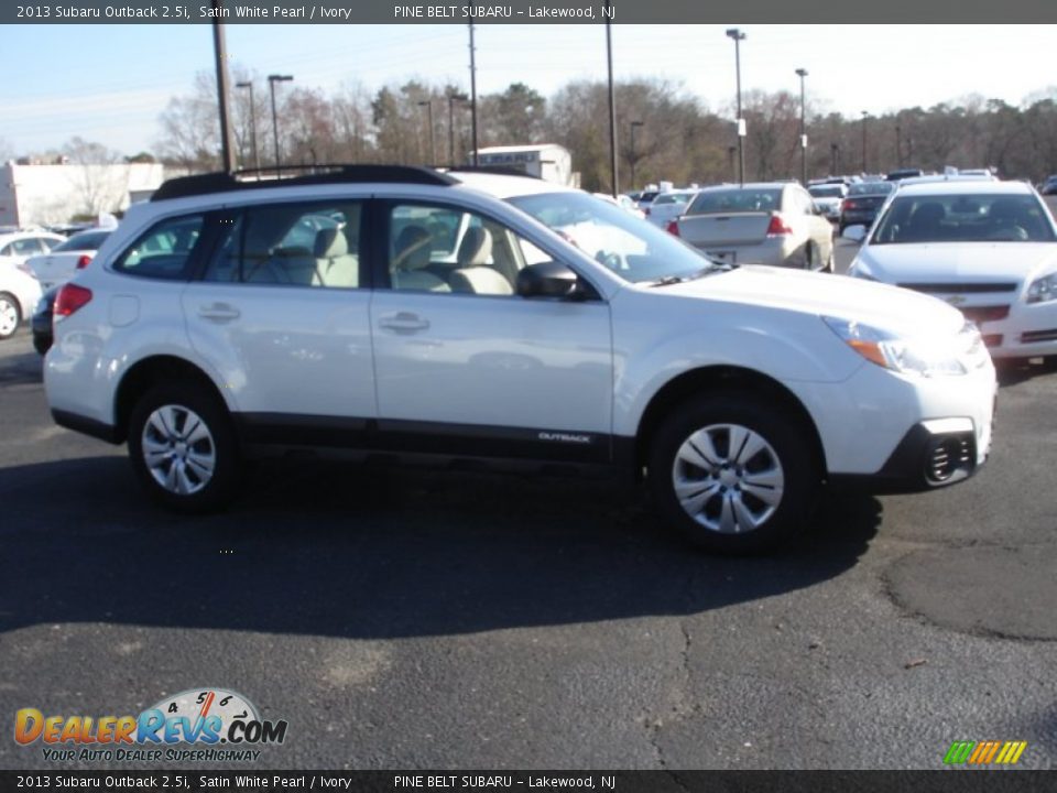 2013 Subaru Outback 2.5i Satin White Pearl / Ivory Photo #7