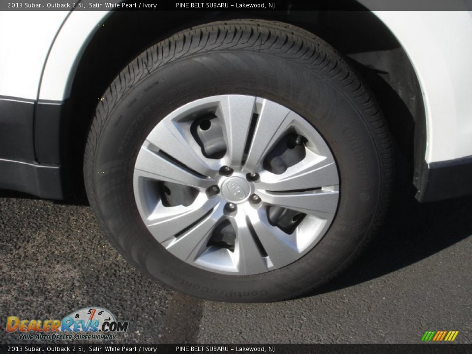 2013 Subaru Outback 2.5i Satin White Pearl / Ivory Photo #8