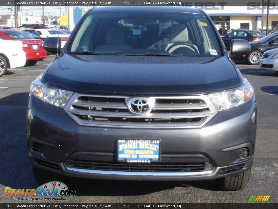2012 Toyota Highlander V6 4WD Magnetic Gray Metallic / Ash Photo #2