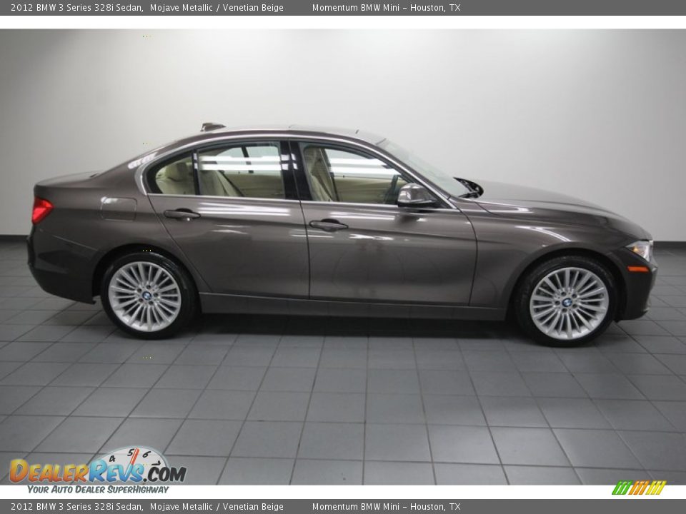 2012 BMW 3 Series 328i Sedan Mojave Metallic / Venetian Beige Photo #7