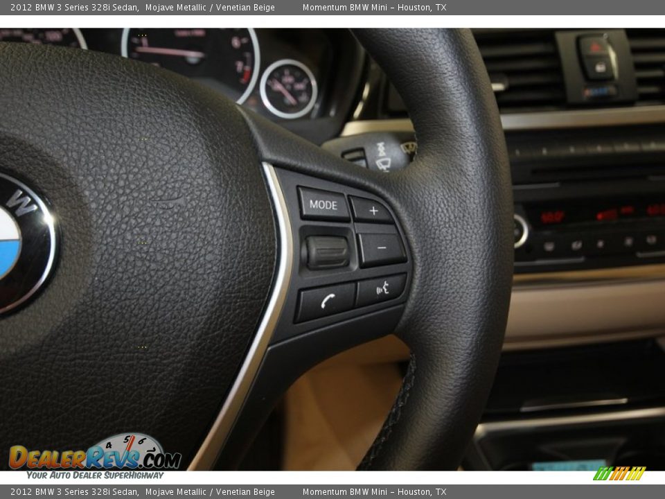 2012 BMW 3 Series 328i Sedan Mojave Metallic / Venetian Beige Photo #28
