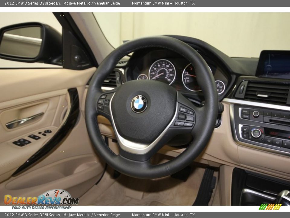 2012 BMW 3 Series 328i Sedan Mojave Metallic / Venetian Beige Photo #33