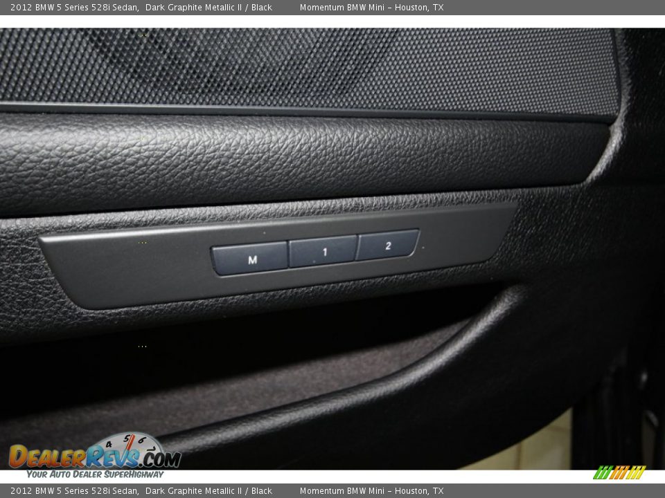 2012 BMW 5 Series 528i Sedan Dark Graphite Metallic II / Black Photo #18