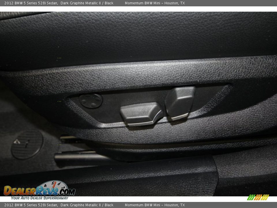 2012 BMW 5 Series 528i Sedan Dark Graphite Metallic II / Black Photo #19