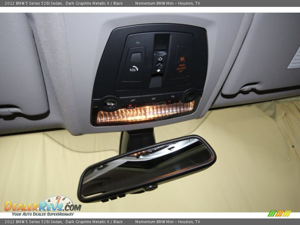 2012 BMW 5 Series 528i Sedan Dark Graphite Metallic II / Black Photo #21