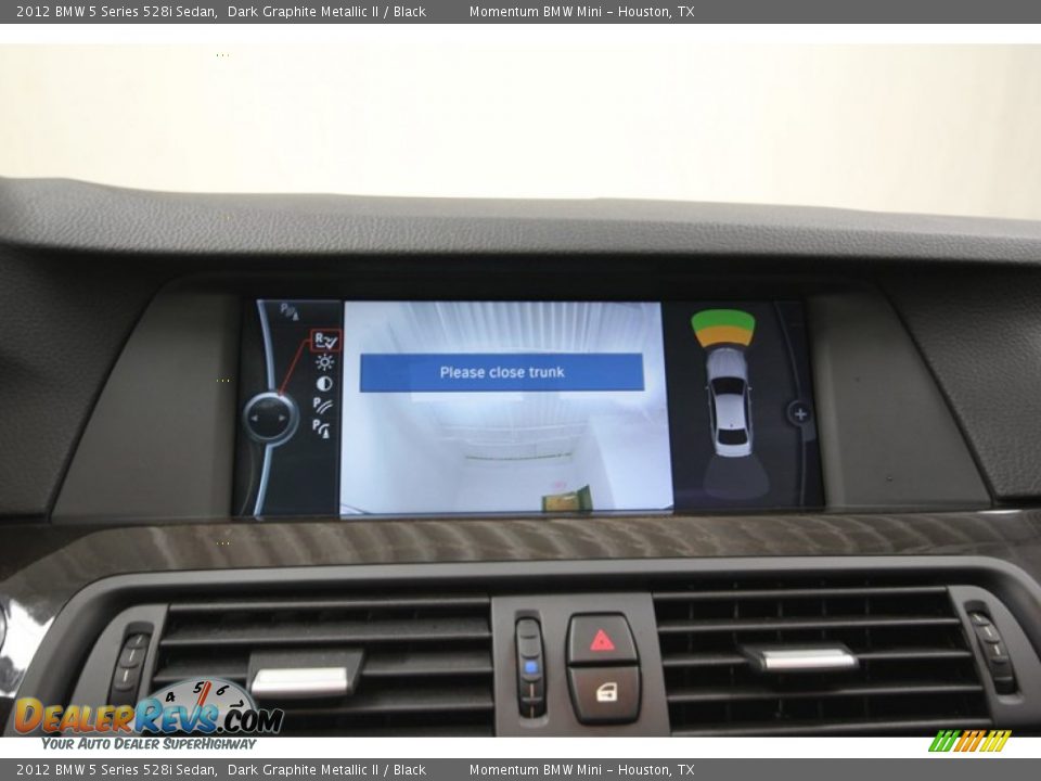 2012 BMW 5 Series 528i Sedan Dark Graphite Metallic II / Black Photo #22