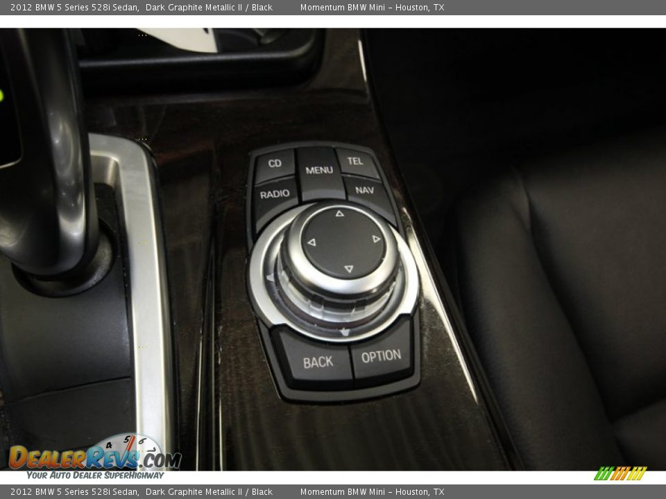 2012 BMW 5 Series 528i Sedan Dark Graphite Metallic II / Black Photo #27