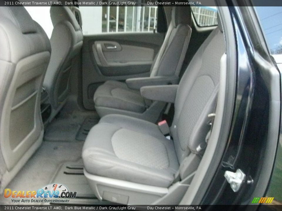 2011 Chevrolet Traverse LT AWD Dark Blue Metallic / Dark Gray/Light Gray Photo #6