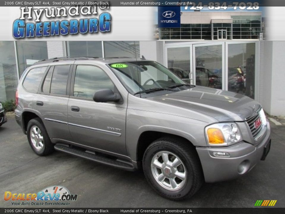 2006 GMC Envoy SLT 4x4 Steel Grey Metallic / Ebony Black Photo #1