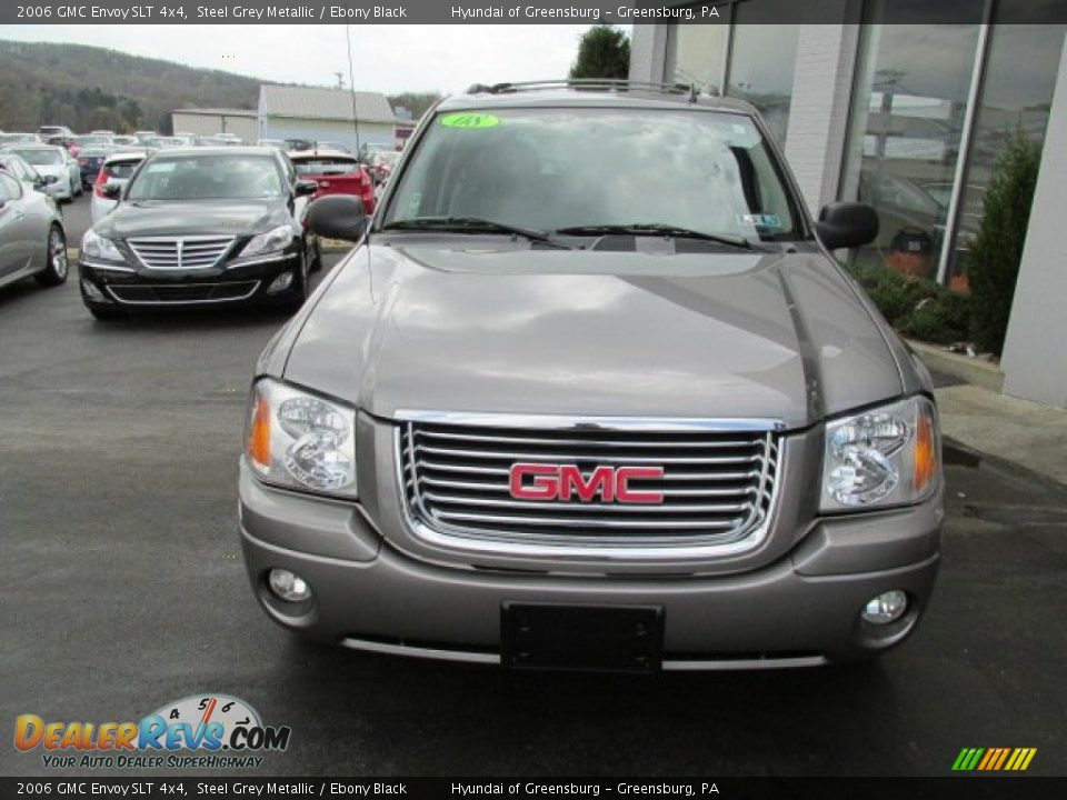 2006 GMC Envoy SLT 4x4 Steel Grey Metallic / Ebony Black Photo #5