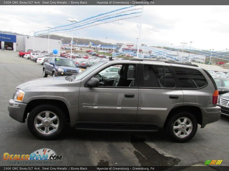 2006 GMC Envoy SLT 4x4 Steel Grey Metallic / Ebony Black Photo #7