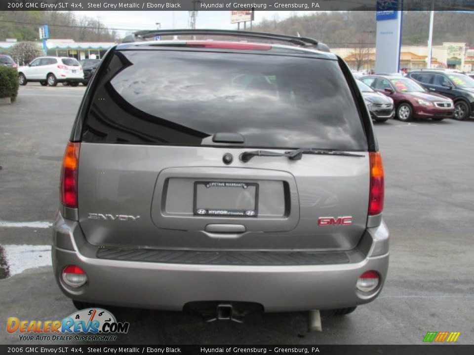 2006 GMC Envoy SLT 4x4 Steel Grey Metallic / Ebony Black Photo #8