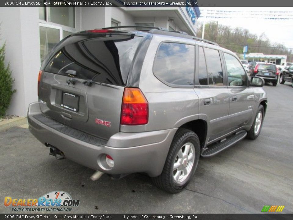 2006 GMC Envoy SLT 4x4 Steel Grey Metallic / Ebony Black Photo #9
