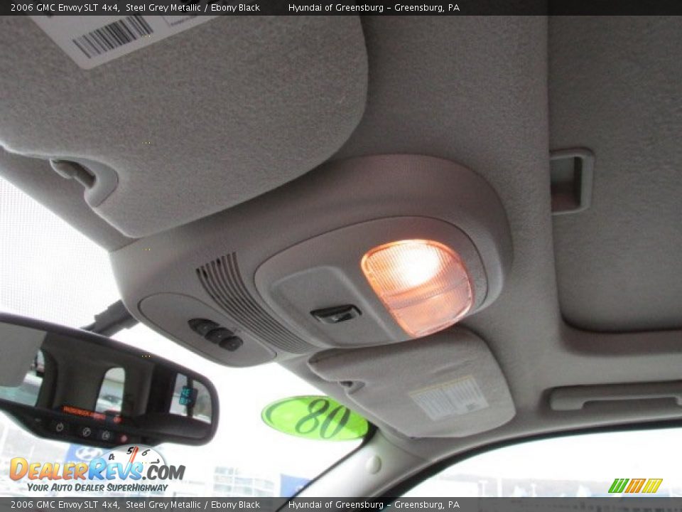 2006 GMC Envoy SLT 4x4 Steel Grey Metallic / Ebony Black Photo #17