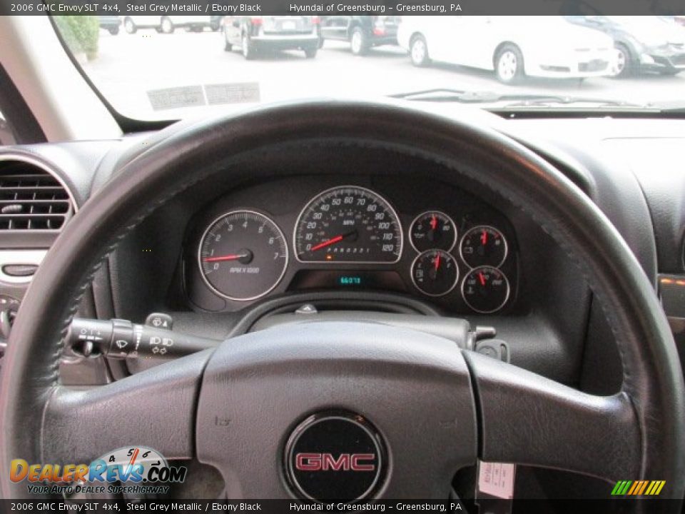 2006 GMC Envoy SLT 4x4 Steel Grey Metallic / Ebony Black Photo #18