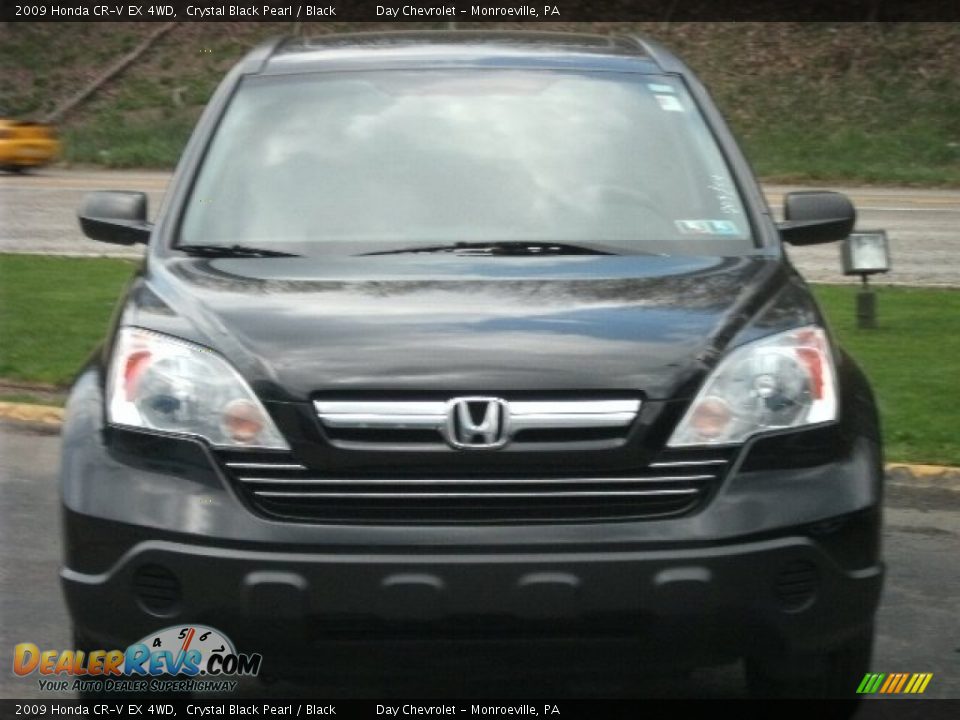 2009 Honda CR-V EX 4WD Crystal Black Pearl / Black Photo #2