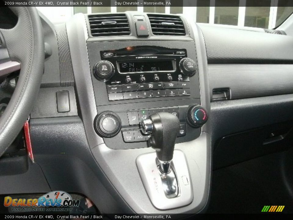 2009 Honda CR-V EX 4WD Crystal Black Pearl / Black Photo #6