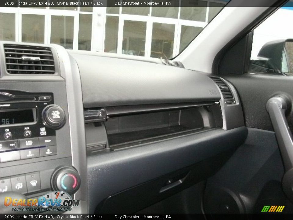 2009 Honda CR-V EX 4WD Crystal Black Pearl / Black Photo #7