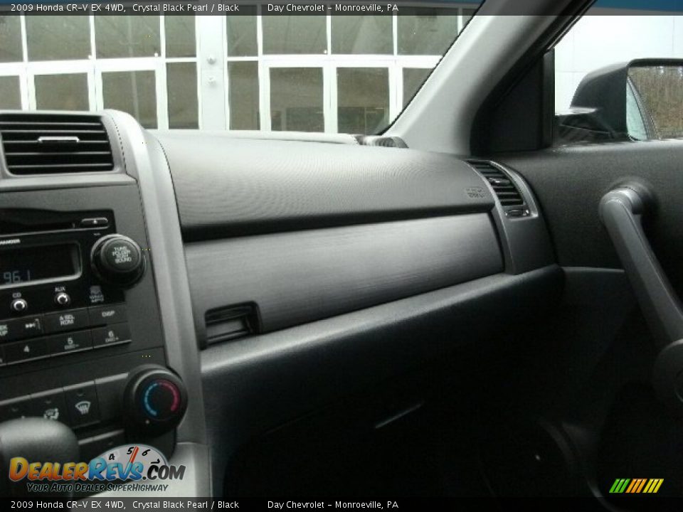 2009 Honda CR-V EX 4WD Crystal Black Pearl / Black Photo #8