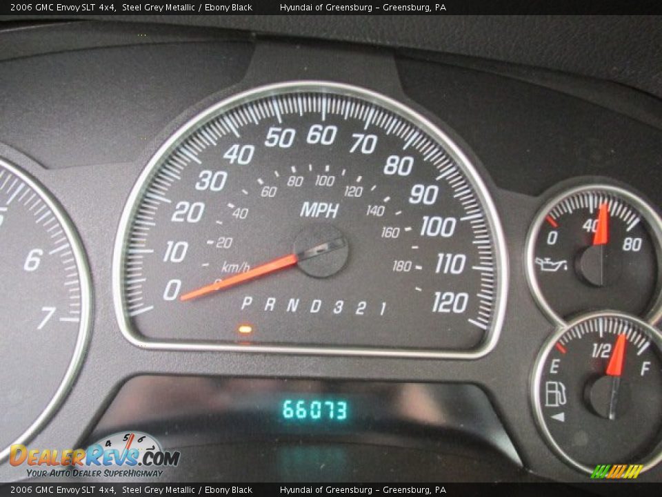 2006 GMC Envoy SLT 4x4 Steel Grey Metallic / Ebony Black Photo #25