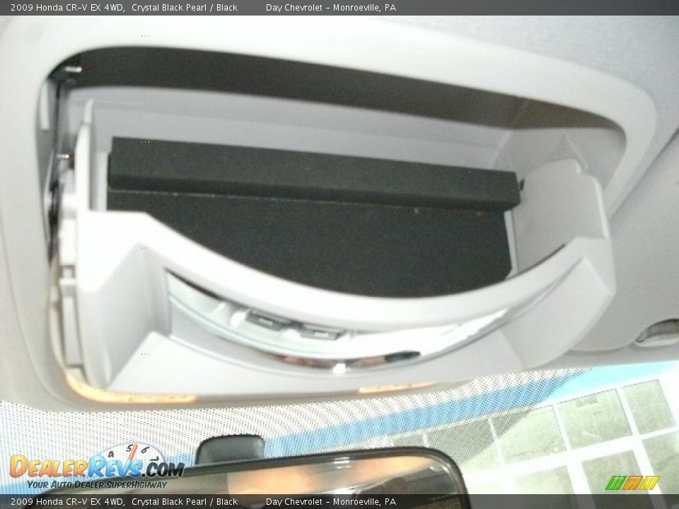 2009 Honda CR-V EX 4WD Crystal Black Pearl / Black Photo #12