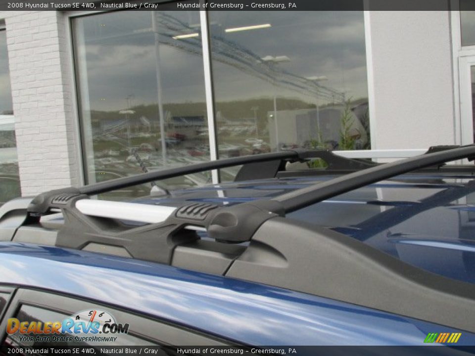 2008 Hyundai Tucson SE 4WD Nautical Blue / Gray Photo #4