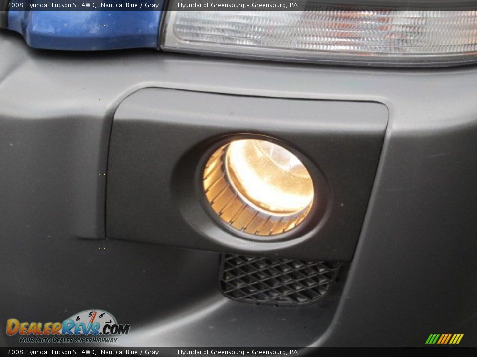 2008 Hyundai Tucson SE 4WD Nautical Blue / Gray Photo #6