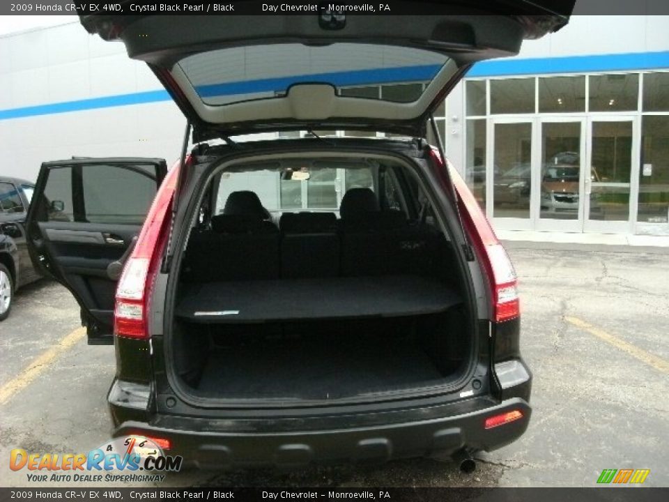 2009 Honda CR-V EX 4WD Crystal Black Pearl / Black Photo #16