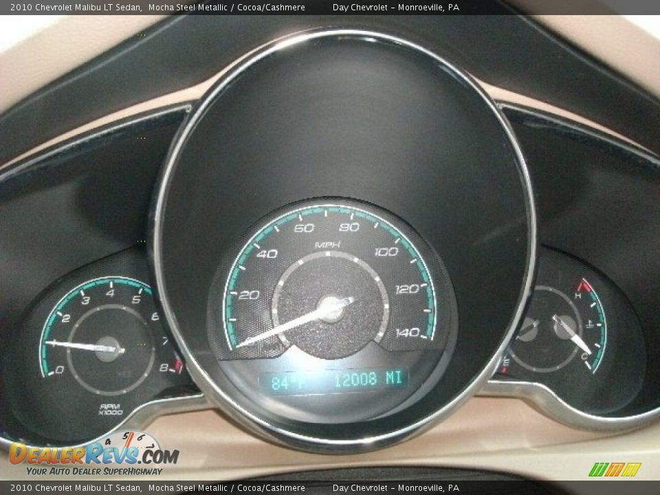 2010 Chevrolet Malibu LT Sedan Mocha Steel Metallic / Cocoa/Cashmere Photo #7