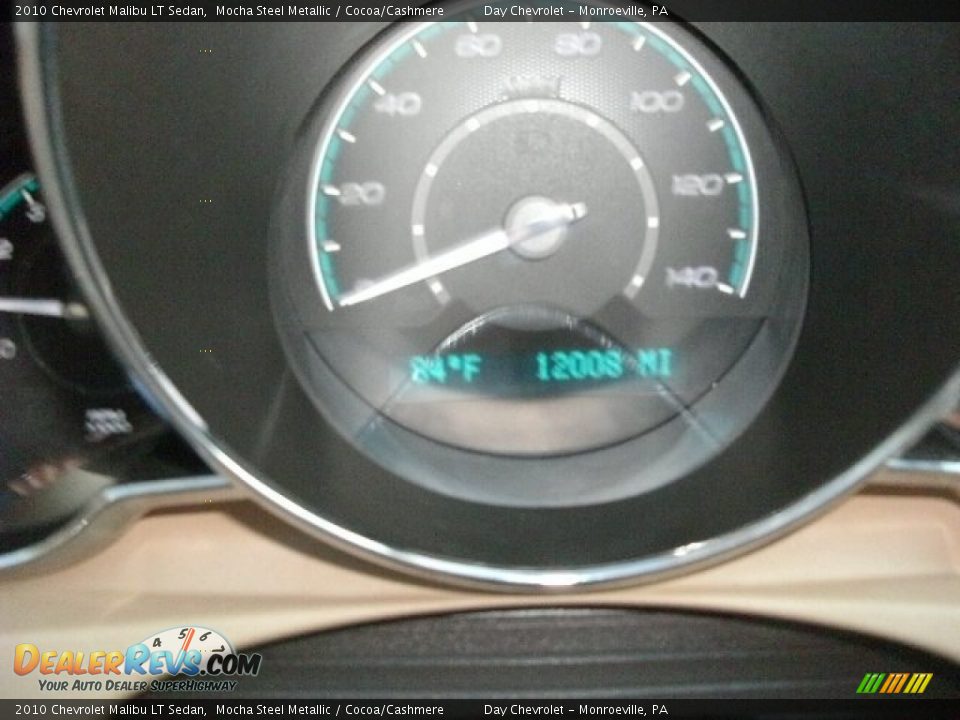 2010 Chevrolet Malibu LT Sedan Mocha Steel Metallic / Cocoa/Cashmere Photo #8