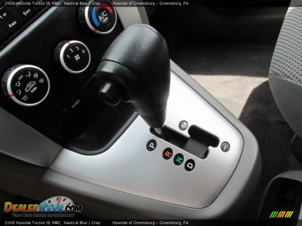 2008 Hyundai Tucson SE 4WD Nautical Blue / Gray Photo #18
