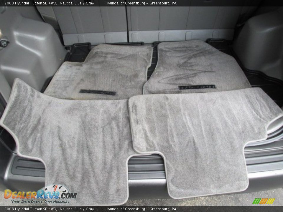 2008 Hyundai Tucson SE 4WD Nautical Blue / Gray Photo #21