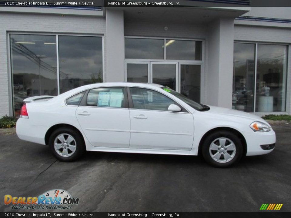 2010 Chevrolet Impala LT Summit White / Neutral Photo #2