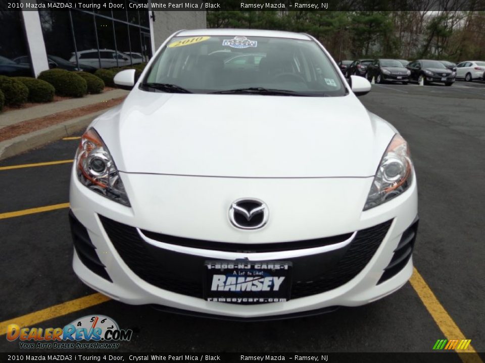2010 Mazda MAZDA3 i Touring 4 Door Crystal White Pearl Mica / Black Photo #2