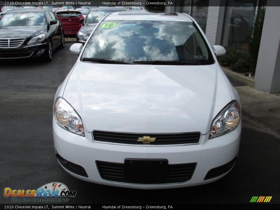 2010 Chevrolet Impala LT Summit White / Neutral Photo #6