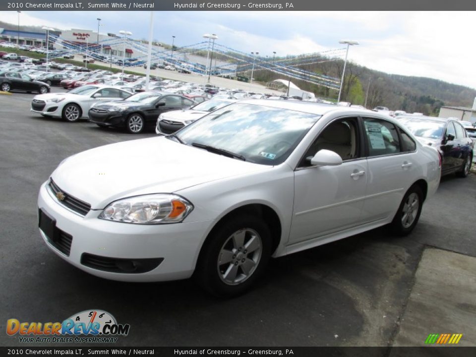 2010 Chevrolet Impala LT Summit White / Neutral Photo #7