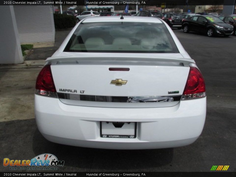 2010 Chevrolet Impala LT Summit White / Neutral Photo #8