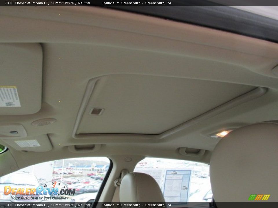 2010 Chevrolet Impala LT Summit White / Neutral Photo #11