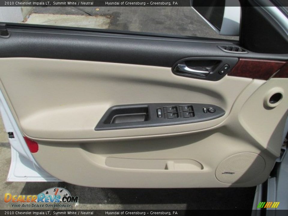 2010 Chevrolet Impala LT Summit White / Neutral Photo #14