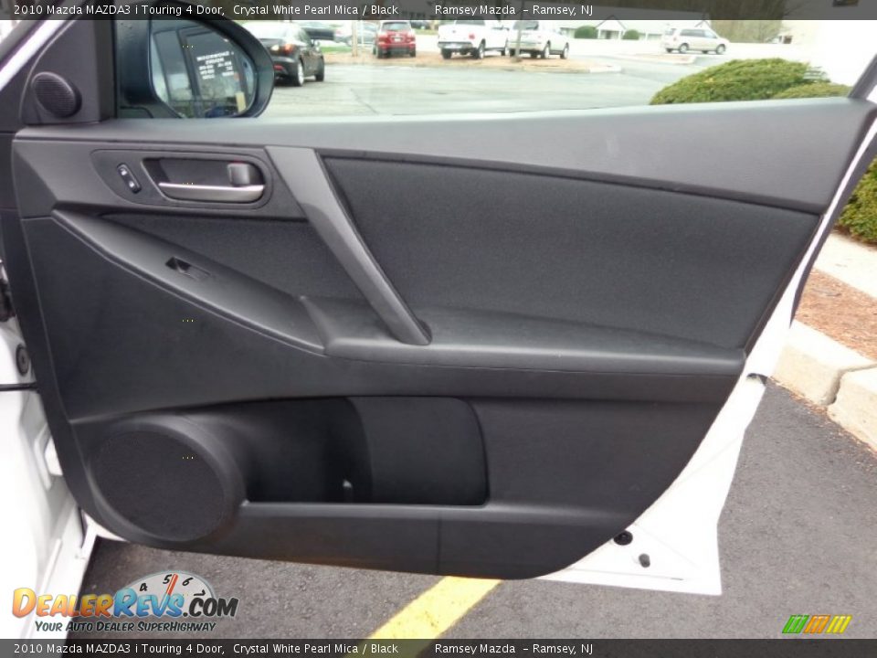 2010 Mazda MAZDA3 i Touring 4 Door Crystal White Pearl Mica / Black Photo #9